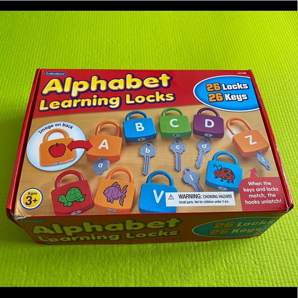Lakeshore learning Alphabet learning locks